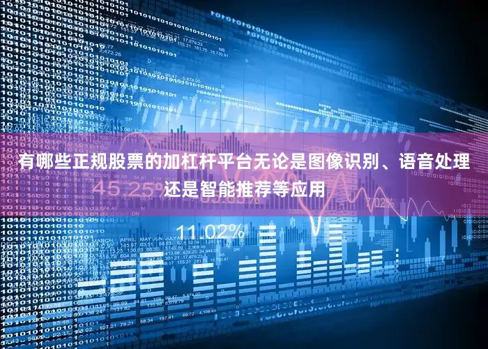 有哪些正规股票的加杠杆平台无论是图像识别、语音处理还是智能推荐等应用